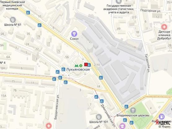 Схема рекламной плоскости по адресу вул. Мельникова, 1-а Схема рекламной плоскости по адресу вул. Мельникова, 1-а