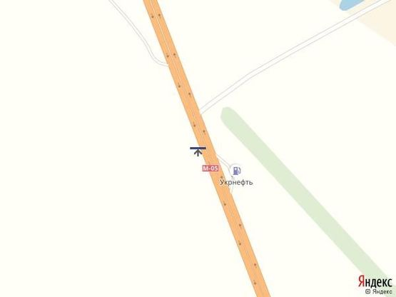 Схема рекламной плоскости по адресу Трасса Киев-Одесса 455+00 Б (в стор. Киева)