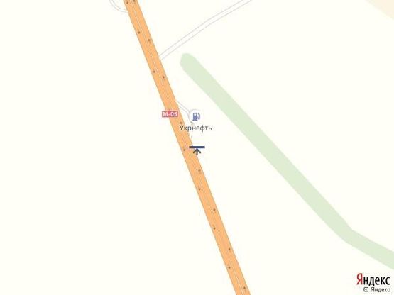 Схема рекламной плоскости по адресу Трасса Киев-Одесса 455+200 А (в стор. Киева)