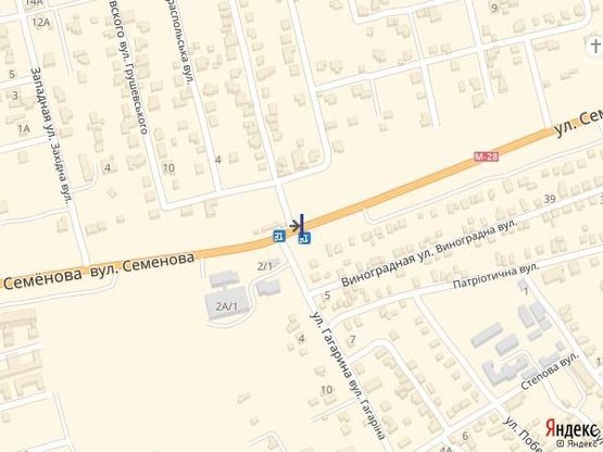 Схема рекламної площини за адресою Одесса-Южный 18+500 Б (Фонтанка) в стор. Южного