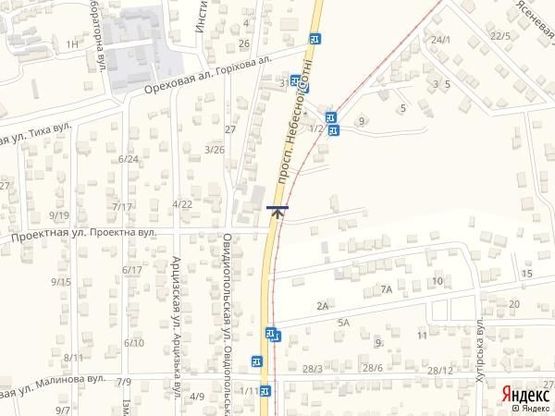 Схема рекламної площини за адресою Одесса-Черн-ка (Метро2) 3+500 А (в город)