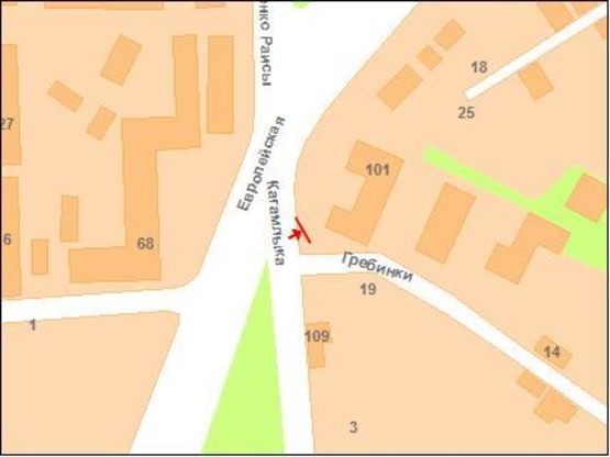 Схема рекламной плоскости по адресу перекр.ул.Фрунзе - ул.Кагамлыка Схема рекламной плоскости по адресу перекр.ул.Фрунзе - ул.Кагамлыка