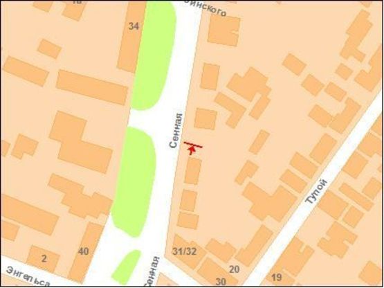 Схема рекламної площини за адресою ул. Сенная, 27 Схема рекламної площини за адресою ул. Сенная, 27