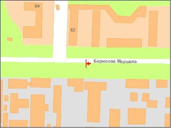 Схема рекламної площини за адресою ул.Маршала Бирюзова, 47 (ЮЛИС) Схема рекламної площини за адресою ул.Маршала Бирюзова, 47 (ЮЛИС)