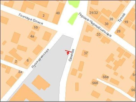 Схема рекламной плоскости по адресу на перекр.ул.Сенная - ул.Энгельса Схема рекламной плоскости по адресу на перекр.ул.Сенная - ул.Энгельса