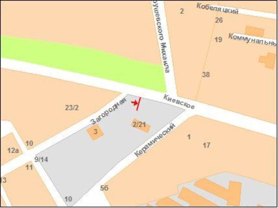 Схема рекламної площини за адресою ул. К.Шоссе – ул.Грушевского (возле авторынка) Схема рекламної площини за адресою ул. К.Шоссе – ул.Грушевского (возле авторынка)