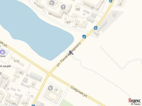 Схема рекламной плоскости по адресу вул. Панас Мирного навпроти озера Схема рекламной плоскости по адресу вул. Панас Мирного навпроти озера