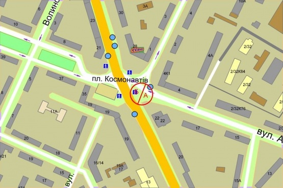 Схема рекламної площини за адресою Космонавтов площадь (Чоколовский,22) Схема рекламної площини за адресою Космонавтов площадь (Чоколовский,22)