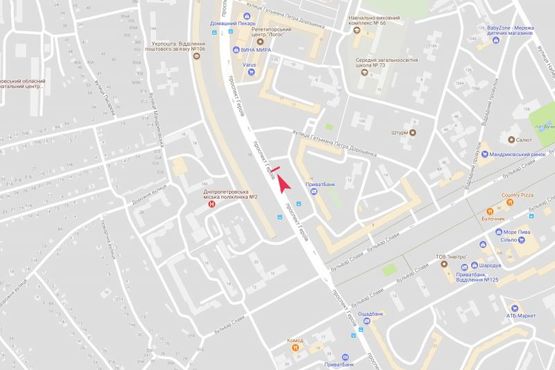 Схема рекламної площини за адресою Героев просп., (через дорогу от дома №12) Схема рекламної площини за адресою Героев просп., (через дорогу от дома №12)