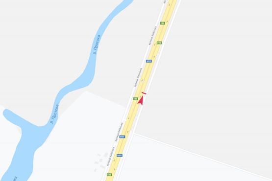 Схема рекламной плоскости по адресу Въезд с Киева Схема рекламной плоскости по адресу Въезд с Киева