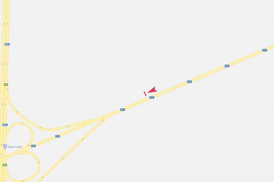 Схема рекламной плоскости по адресу Выезд на Киевскую трассу Схема рекламной плоскости по адресу Выезд на Киевскую трассу