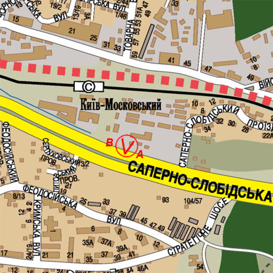 Схема рекламной плоскости по адресу Саперно-Слободская ул. 400м от Саперно-Слободского проезда Схема рекламной плоскости по адресу Саперно-Слободская ул. 400м от Саперно-Слободского проезда