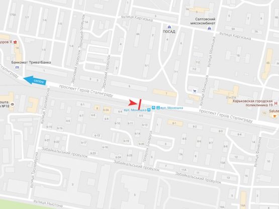 Схема рекламної площини за адресою Героев Сталинграда пр-т., 6, из центра Схема рекламної площини за адресою Героев Сталинграда пр-т., 6, из центра