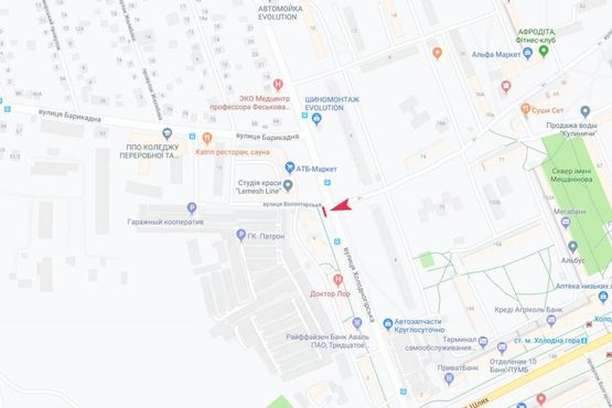 Схема рекламной плоскости по адресу Холодногорская ул., 9, в центр Схема рекламной плоскости по адресу Холодногорская ул., 9, в центр