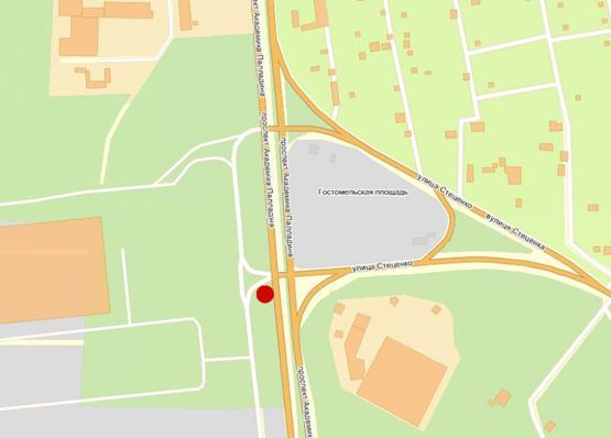 Схема рекламной плоскости по адресу Стеценко ул. / Палладина ул. (возле Эпицентра) Схема рекламной плоскости по адресу Стеценко ул. / Палладина ул. (возле Эпицентра)