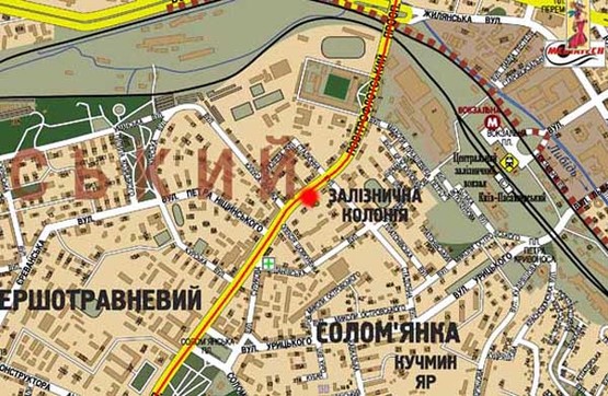 Схема рекламной плоскости по адресу просп. Воздухофлотский, 15 (А1) остановка  (призма А1), к пр.Победы