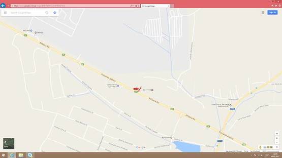 Схема рекламной плоскости по адресу Обїздна М-10, З.О. м. Львова, біля Арт-Енерго в сторону Кінг Крос (верхній)