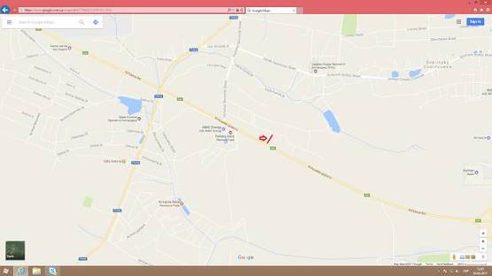 Схема рекламной плоскости по адресу Обїздна М-10, З.О. м. Львова, Панська Гора в сторону Кінг Крос (верхній)2