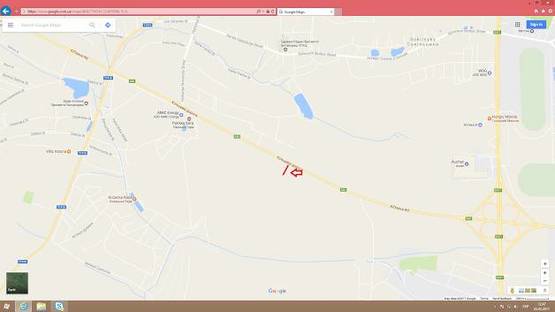 Схема рекламной плоскости по адресу Обїздна М-10, З.О. м. Львова, між гот. Панська Гора та Кінг Крос в сторону гот. Панська Гора (нижній)