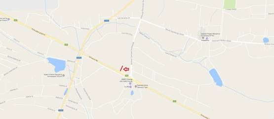 Схема рекламної площини за адресою Обїздна М-10, Західний обхід м. Львів, біля гот. Панська Гора в сторону МETRO (правий)