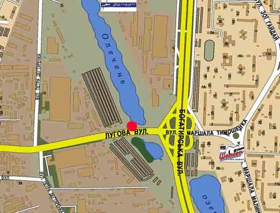 Схема рекламної площини за адресою ул.Луговая (А) направление к ТЦ"Караван" (призма А2) Схема рекламної площини за адресою ул.Луговая (А) направление к ТЦ"Караван" (призма А2)