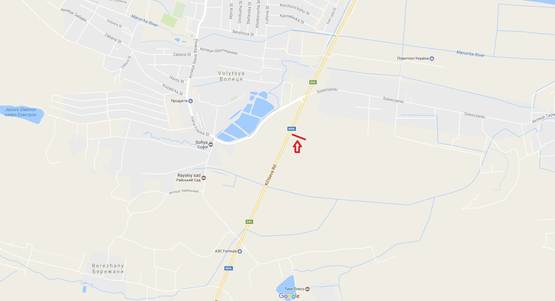 Схема рекламної площини за адресою Обїздна М-06, Київ-Чоп, перед с.Чишки в сторону Виниик