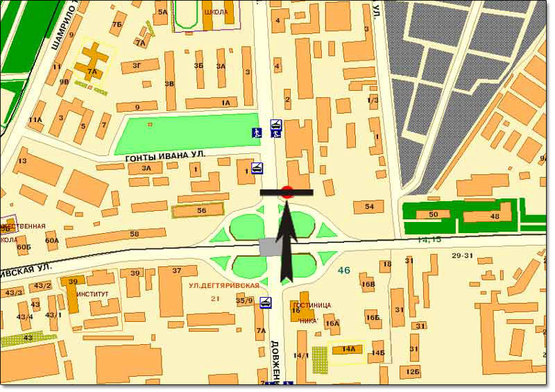 Схема рекламної площини за адресою ул.Телиги,2 на светофоре (напр.ст.м."Шулявська") дальняя от дороге Схема рекламної площини за адресою ул.Телиги,2 на светофоре (напр.ст.м."Шулявська") дальняя от дороге