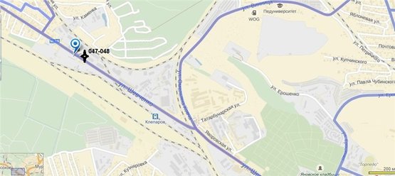 Схема рекламной плоскости по адресу Шевченка вул. Схема рекламной плоскости по адресу Шевченка вул.