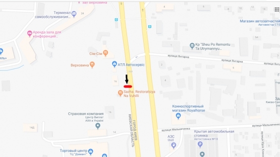 Схема рекламної площини за адресою ул. Б.Окружная / напр. ресторана "САЖА" в напр. Одесской пл. (нижний) Схема рекламної площини за адресою ул. Б.Окружная / напр. ресторана "САЖА" в напр. Одесской пл. (нижний)