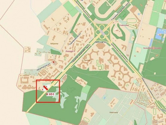 Схема рекламної площини за адресою Глушкова пр-т 100м. от КП,  Въезд в Киев (стелла) Схема рекламної площини за адресою Глушкова пр-т 100м. от КП,  Въезд в Киев (стелла)