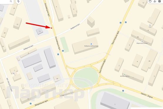 Схема рекламной плоскости по адресу Лозовецька