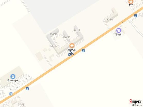 Схема рекламной плоскости по адресу Софіївська Борщагівка, вул.Соборна, 126/15, біля зупинки ЖК Софія Сфера