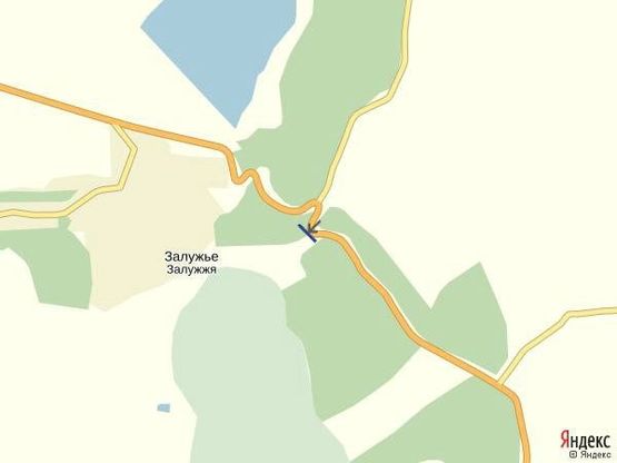 Схема рекламної площини за адресою с.Залужжя (Межа  Іршавського -Мукачівського р-н.) в сторону Іршави