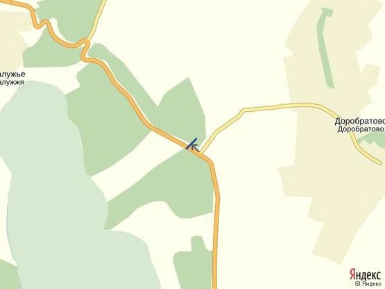 Схема рекламної площини за адресою с.Доробратово, вул.Головна, траса Івано-Франківськ- Мукачево