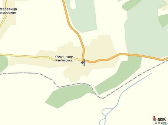 Схема рекламной плоскости по адресу с.Кам'янське, вул, Головна, траса Івано-Франківськ-Мукачево, в сторону м.Мукачево