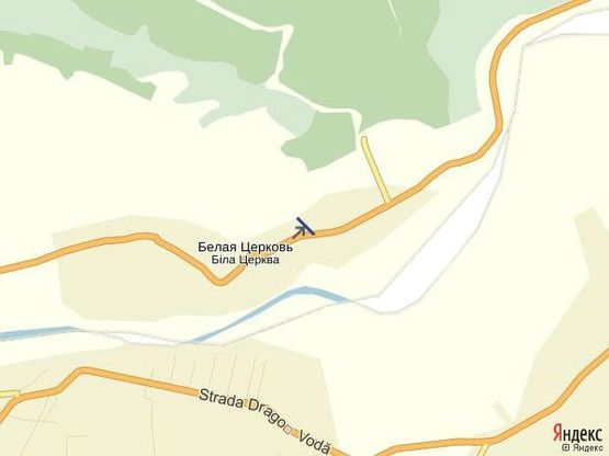 Схема рекламної площини за адресою с.Біла Церква,вул.Головна, в сторону м.Рахів
