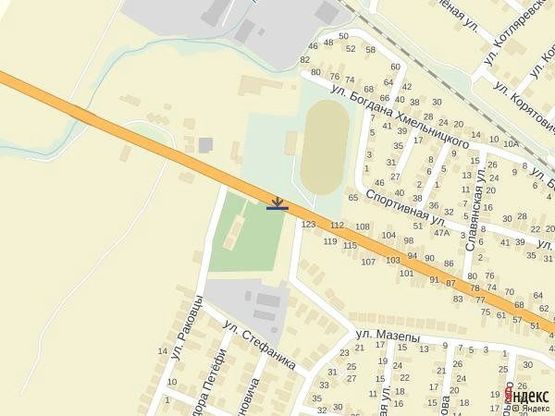 Схема рекламной плоскости по адресу м. Тячів вул.Червоноармійська, вїзд 100м.стадіон, ресторани, аква парк, азс в сторону м. Рахів Схема рекламной плоскости по адресу м. Тячів вул.Червоноармійська, вїзд 100м.стадіон, ресторани, аква парк, азс в сторону м. Рахів