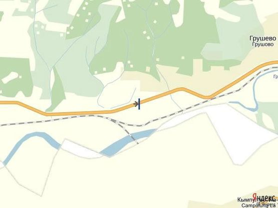 Схема рекламної площини за адресою с.Грушово,вул.Головна, біля стадіону, фітнес центр,  в сторону м.Рахів