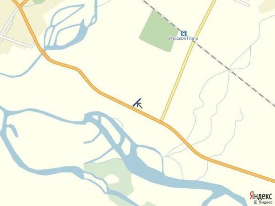 Схема рекламной плоскости по адресу смт.Буштино, вїзд в селище, в сторону м. Хуст