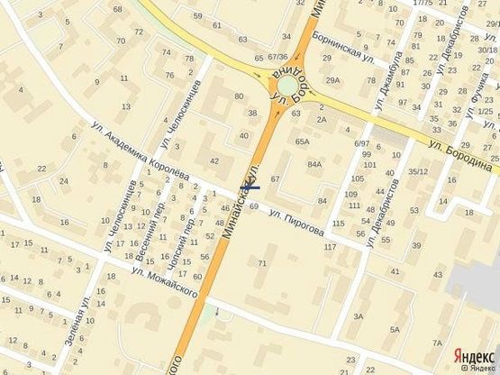 Схема рекламної площини за адресою м.Ужгород вул.Минайська біля кінотеатру Доміон виїзд з міста в сторону с.Минай