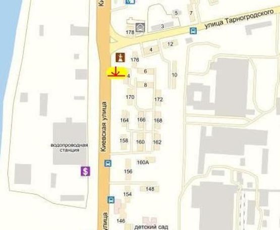 Схема рекламной плоскости по адресу вул. Київська/вул. Зулінського Схема рекламной плоскости по адресу вул. Київська/вул. Зулінського