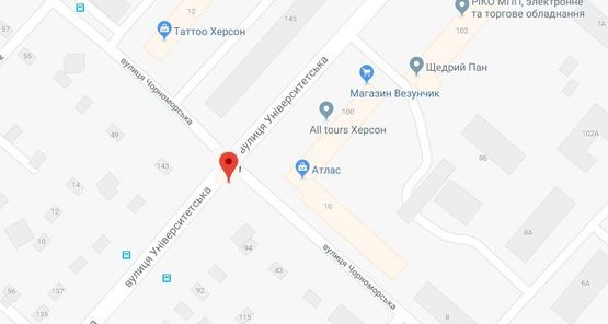 Схема рекламной плоскости по адресу Університетська вул./Черноморська вул. Схема рекламной плоскости по адресу Університетська вул./Черноморська вул.