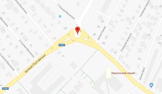 Схема рекламной плоскости по адресу Білозерська пл. (кільце)/Домостроительная ул. Схема рекламной плоскости по адресу Білозерська пл. (кільце)/Домостроительная ул.