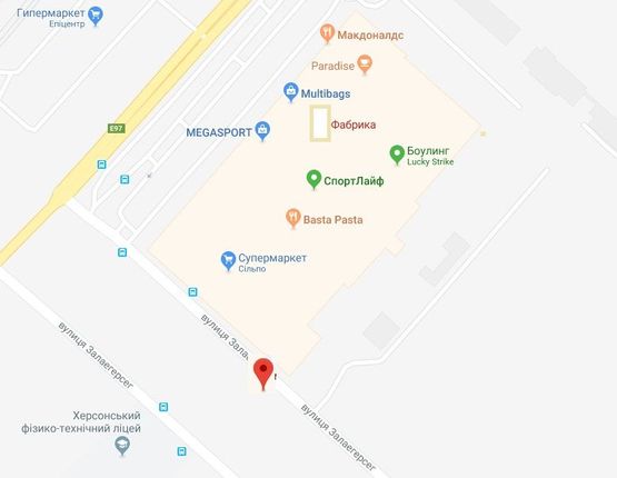 Схема рекламної площини за адресою Фабрика ТРЦ навпроти "Форсаж" (13) Схема рекламної площини за адресою Фабрика ТРЦ навпроти "Форсаж" (13)