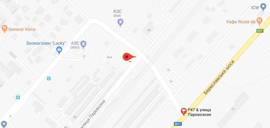 Схема рекламной плоскости по адресу Паровозна вул.- Бериславське шосе (переїзд)/лівий Схема рекламной плоскости по адресу Паровозна вул.- Бериславське шосе (переїзд)/лівий