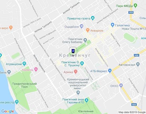 Схема рекламної площини за адресою ул.Ленина, площадь Независимости Схема рекламної площини за адресою ул.Ленина, площадь Независимости