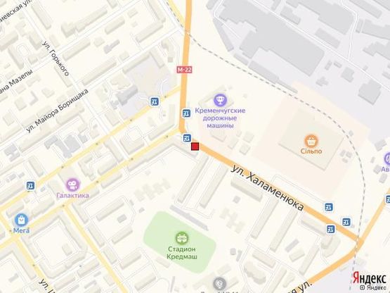 Схема рекламної площини за адресою ул. Халаменюка, 2/40 Схема рекламної площини за адресою ул. Халаменюка, 2/40