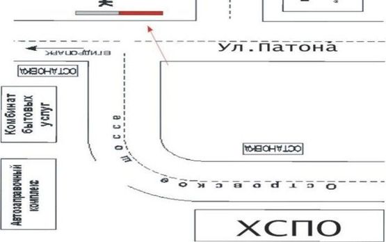 Схема рекламной плоскости по адресу Островское шоссе ул.Патона правый Схема рекламной плоскости по адресу Островское шоссе ул.Патона правый