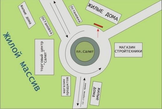 Схема рекламної площини за адресою Киндийское шоссе/ ул. 22я восточная (нижний) Схема рекламної площини за адресою Киндийское шоссе/ ул. 22я восточная (нижний)