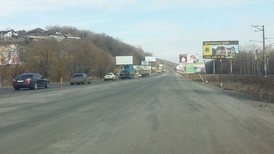 Схема рекламної площини за адресою Н -01 Новообуховская трасса 20 км.500 м